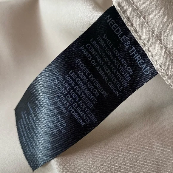 NEEDLE & THREAD WHITE LACE TIERED MIDI DRESS SIZE 2 - Picture 9 of 10